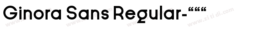 Ginora Sans Regular字体转换
